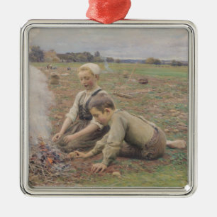Potatisihopsamlarearna, 1898 julgransprydnad metall