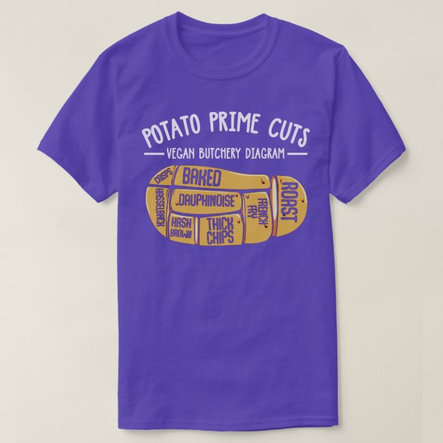 Potatiskpotatisar T Shirt (Design framsida)