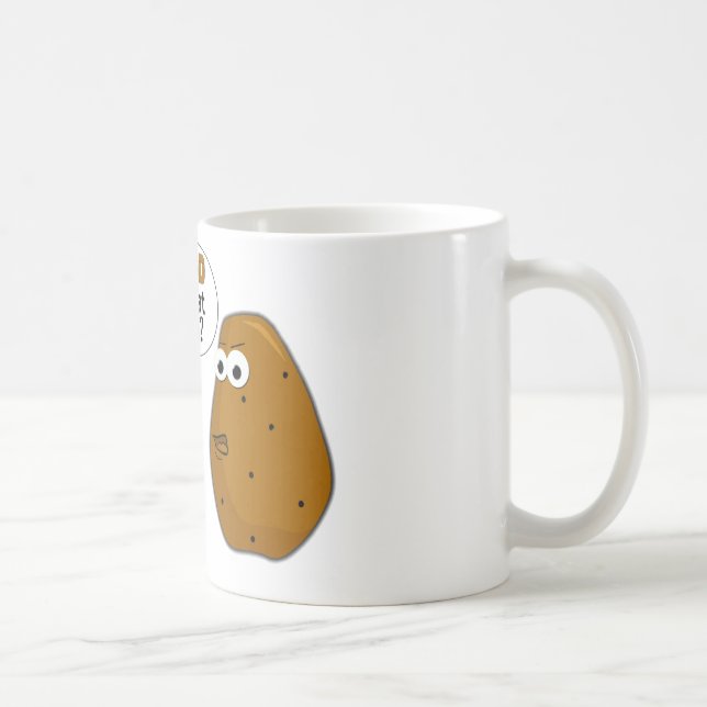 Potatispommes frites är att dig? roligt kaffemugg (Höger)