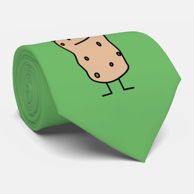 Potatispotatisar som ha på sig lycklig för slips (Rullad)