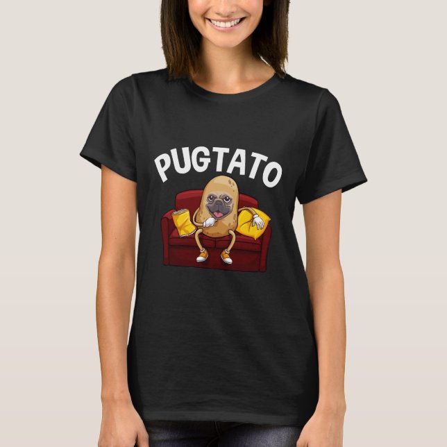 Potatispug hund Classic T-Shirt 920 (Framsida)
