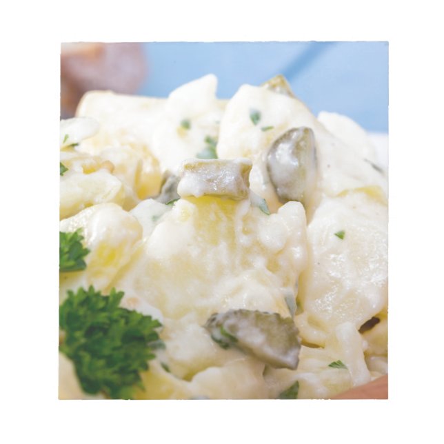 Potatissallad med korv och senap anteckningsblock (Framsida)