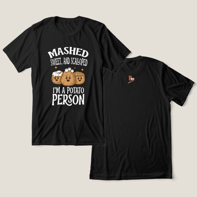 Potatisspecialisten T Shirt (Design fram och bak)