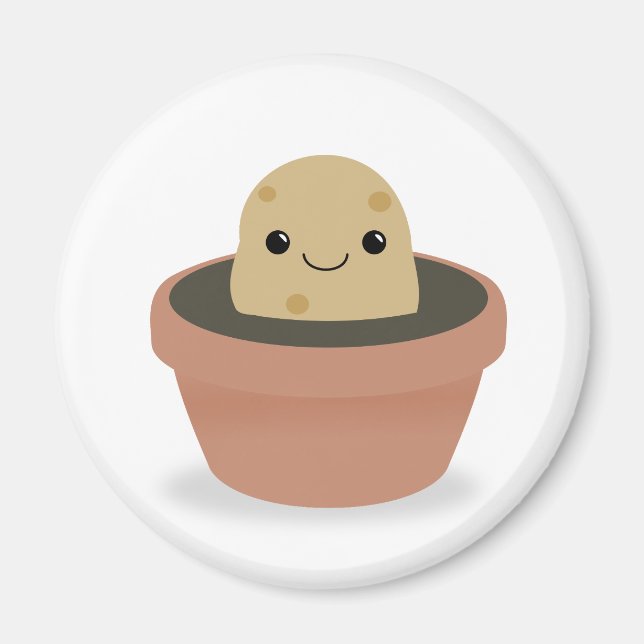 Potatistecken Magnet (Framsidan)