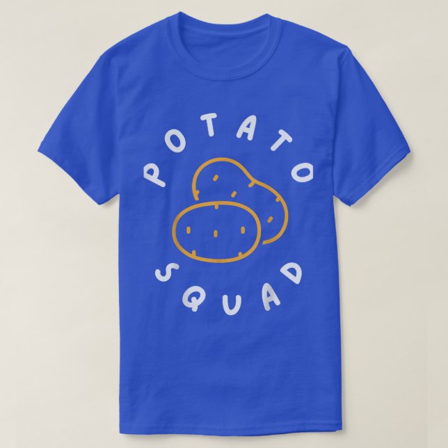 Potatistorget för Potato Älskare Vegetarian Team S T Shirt (Design framsida)