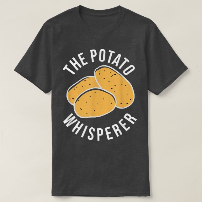 Potatisviskare Funny potatisodlare T Shirt (Design framsida)