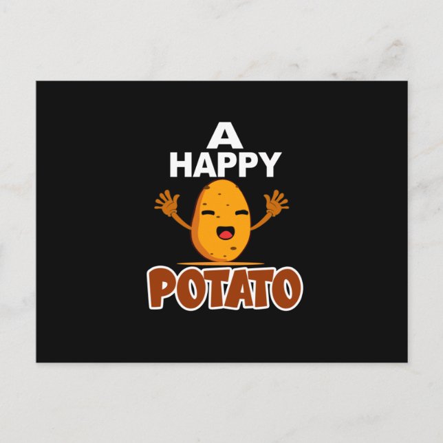 Potato Älskare, Addict , fransk fries Vykort (Framsida)