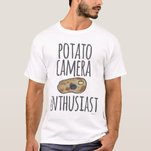 Potato Camera Enthusiast Funny Photography Art T Shirt