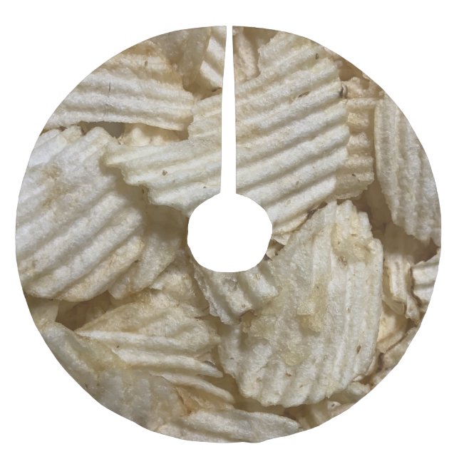 Potato Chip Julgransmatta Borstad Polyester (Framsidan)