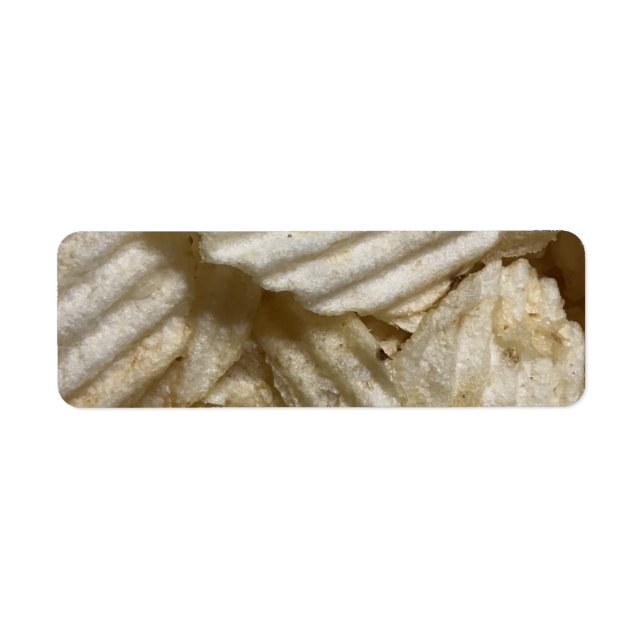 Potato Chip Returadress Etikett (Framsidan)