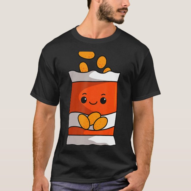 Potato Chip Snacks T Shirt (Framsida)