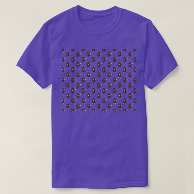 Potato Dabbing Mönster T Shirt (Design framsida)