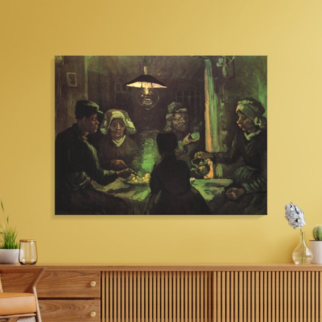 Potato Eaters av Vincent van Gogh Canvastryck (Insitu (Vardagsrum))