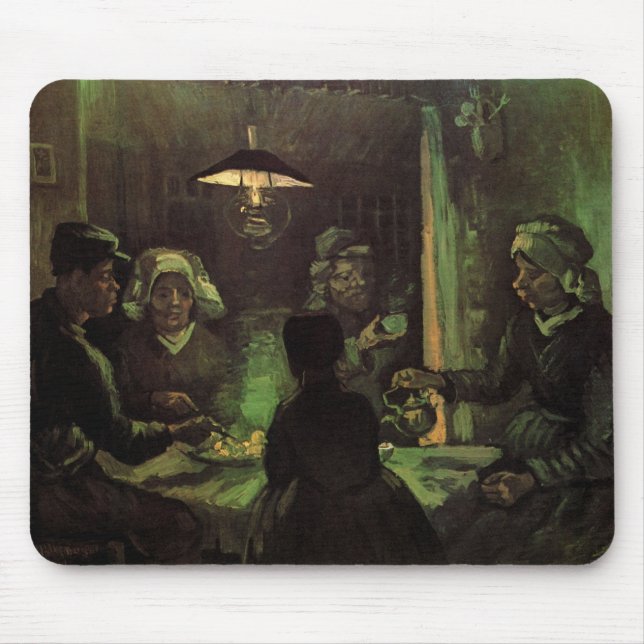 Potato Eaters av Vincent van Gogh Musmatta (Framsidan)