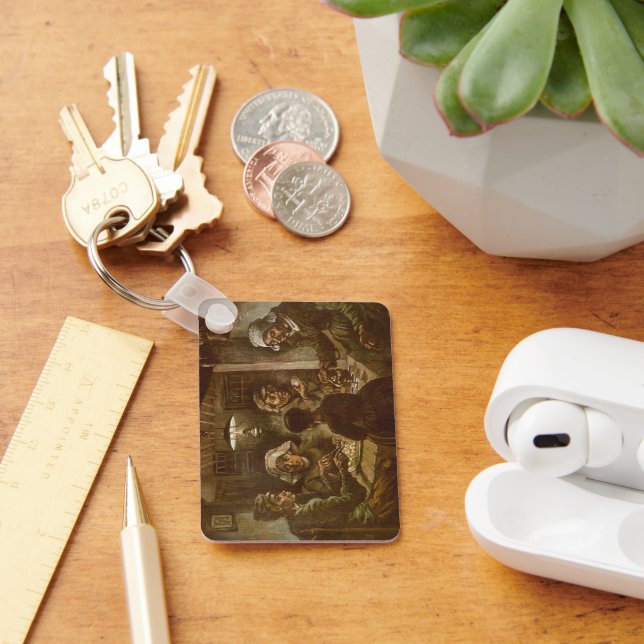 Potato Eaters av Vincent van Gogh Nyckelring (Skrivbord)