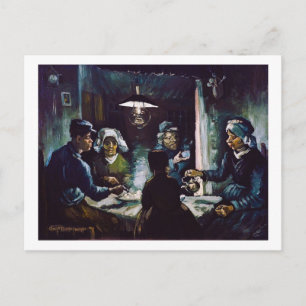 Potato Eaters av Vincent Van Gogh Vykort
