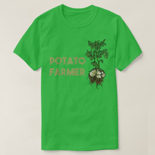 Potato Farmer  T Shirt (Design framsida)