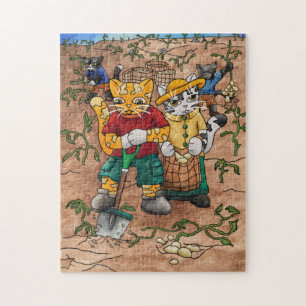 Potato Harvest Cats Pussel