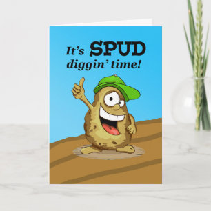 Potato Harvest Season, Spud Diggin. Kort