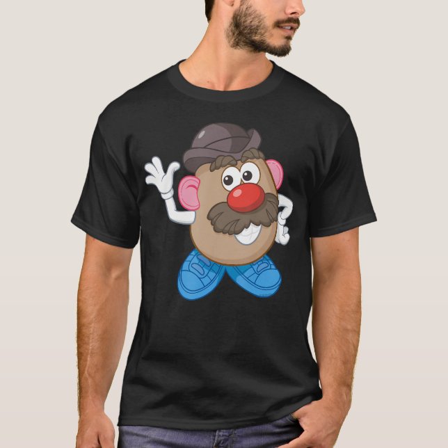 Potato Head Simple Porträtt T Shirt (Framsida)