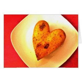 Potato Heart Hälsningskort
