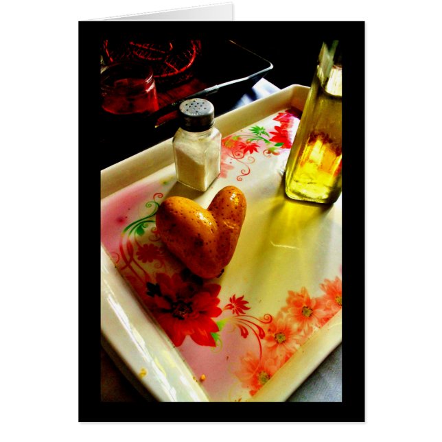 Potato Kärlek Hälsningskort (Framsidan)