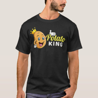 Potato Kung Potato Fries Älskare Hash Brown kommer T Shirt
