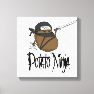 Potato Ninja Canvastryck