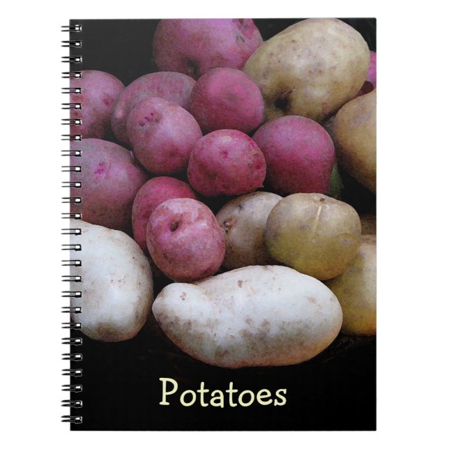 Potato Notebook Anteckningsbok Med Spiral (Framsidan)