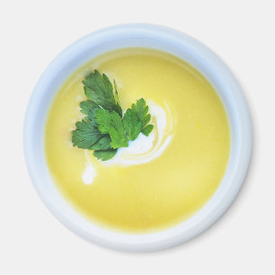 Potato och Leek Soppa Magnet