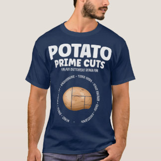 Potato Prime Cuts Vegan Butchery Vegetarian Plant T Shirt