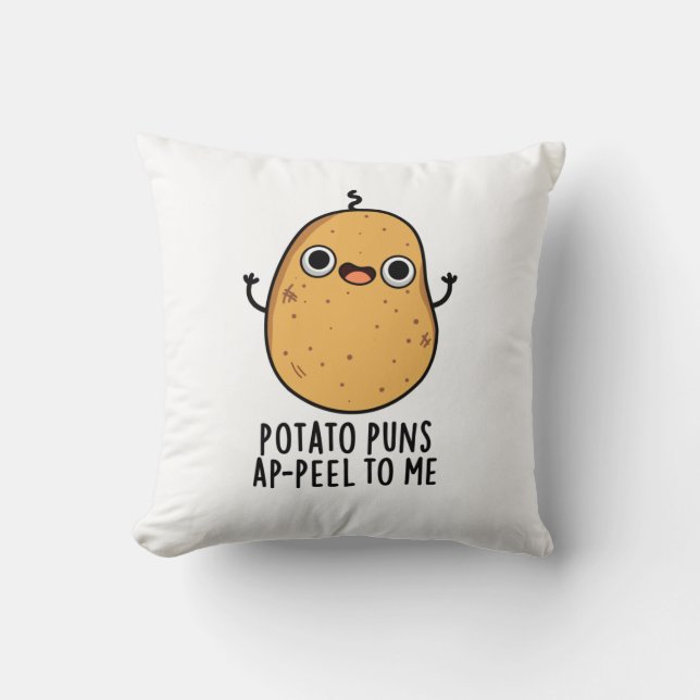 Potato Puns A-skal till mig Funny Potato Pun Kudde (Framsida)