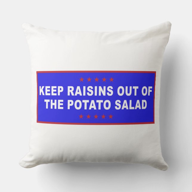 Potato Salad Funny Meme Kudde (Framsida)