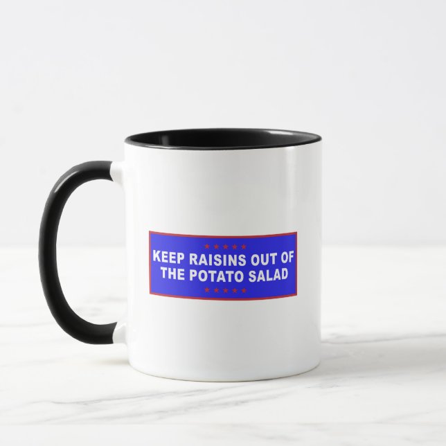 Potato Salad Funny Meme Mugg (Vänster)