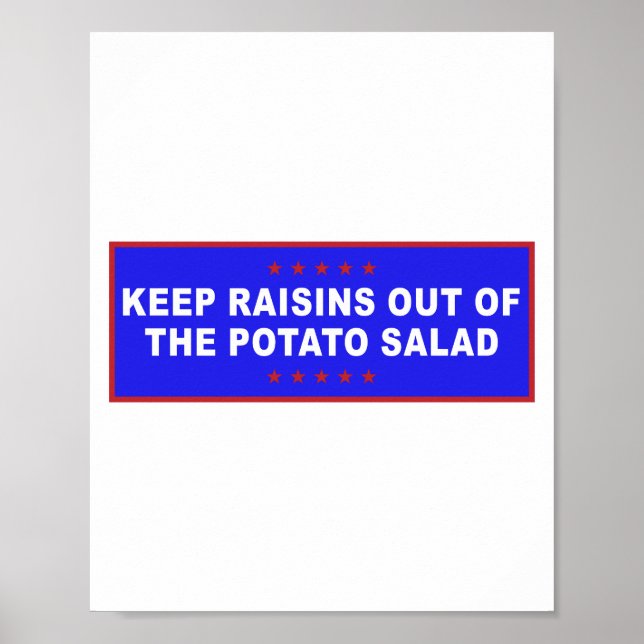 Potato Salad Funny Meme Poster (Framsidan)