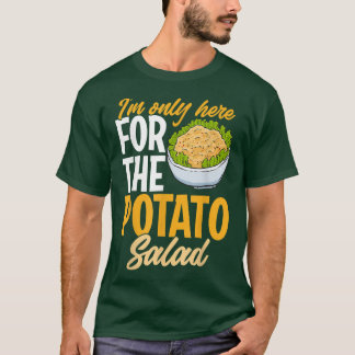 Potato Salad Kärlek Foodie Vegan Humor Funny Diet T Shirt