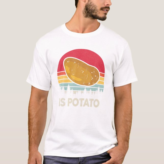 Potato Shirt Potato Lover Funny T (Framsida)