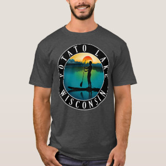 Potato Sjö Wisconsin Paddleboarding T Shirt
