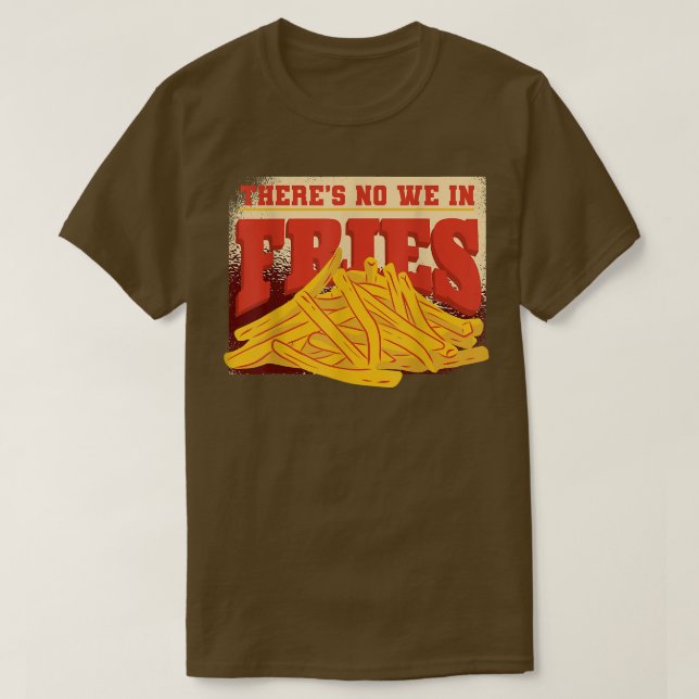 Potato Snacks Burger Kitchen Fransk Fries Fry Chef T Shirt (Design framsida)