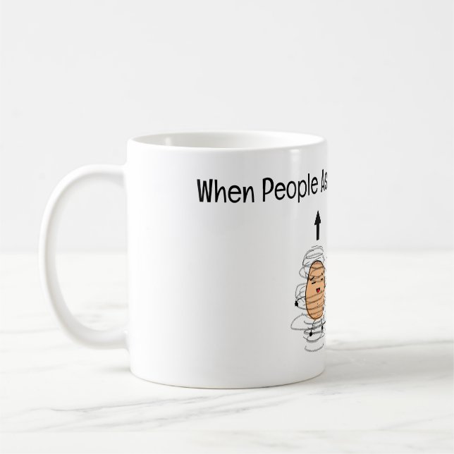 Potato Spin Mugg: Physics, Quantum Spin Kaffemugg (Vänster)