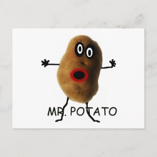Potato Tecknad Vykort