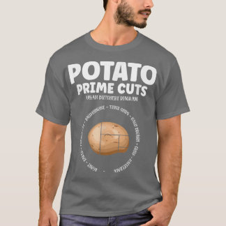 Potato Vegan Butcher Vegetarian Plant Älskare T Shirt