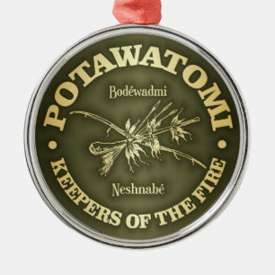 Potawatomi Julgransprydnad Metall