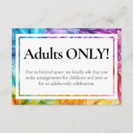 Pote no children bröllop Etheral Bloom Tilläggskort