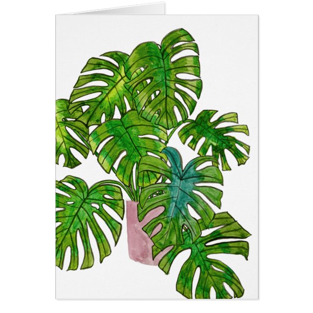 Poted Jungle I Hälsningskort (Framsidan)