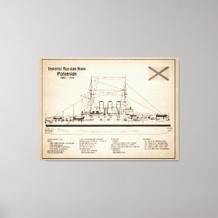 Potemkin - Frakt Blueprint Plans SD Canvastryck