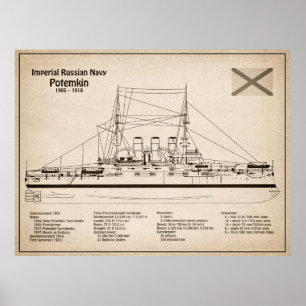 Potemkin - Frakt Blueprint Plans SD Poster