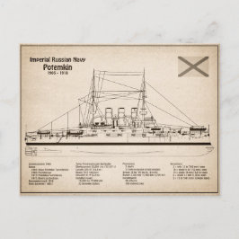 Potemkin - Frakt Blueprint Plans SD Vykort