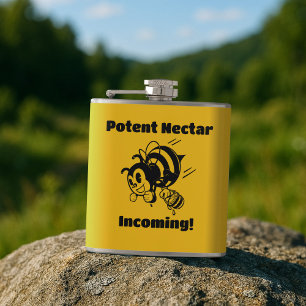 Potent Nectar Inkommande! Busy Bee Buies Tecknad Fickplunta