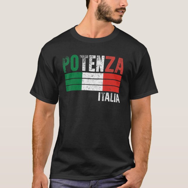 Potenza Italia Italien Flagga Italia Manar Womens  T Shirt (Framsida)
